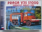  Praga V3S S1000 Sněhový hasící vůz 1:87 SDV 377 
