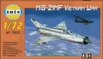  Letadlo Mikoyan MIG-21MF Vietnam War stavebnice 1:72 Směr 0925 