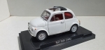  Fiat 500F 1695 White 1:43 Fabri Atlas 