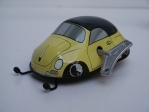  Porsche 356 Cabrio Yellow - Kovap Plechové hračky 